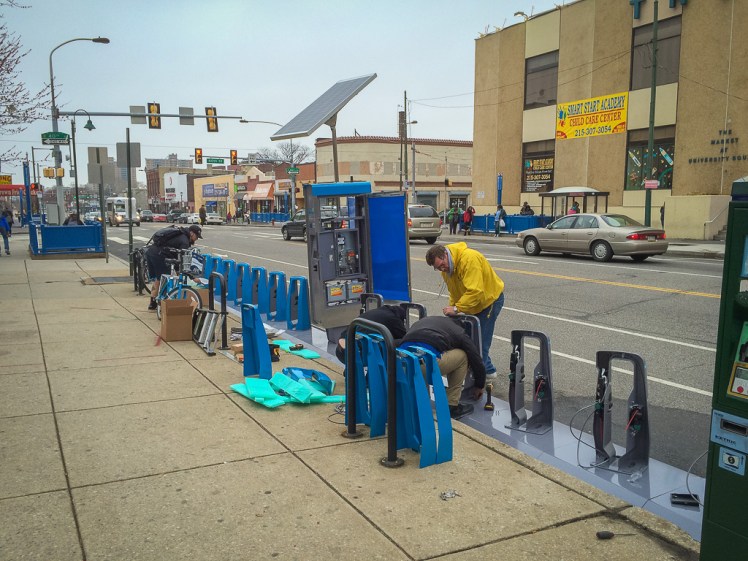 Philly bike share station