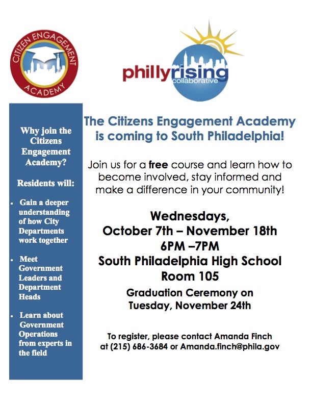 South Philadelphia CEA hand out